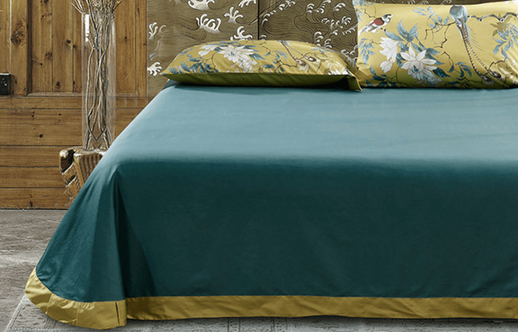 išskirtinis satino patalynės užvalkalų komplektas