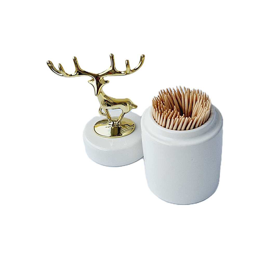 Dantų krapštukų indelis su dangteliu - Image 4