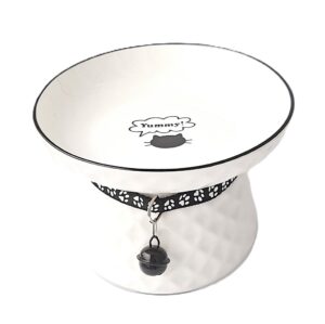 keraminis augintinio maisto dubenėlis su skambančiu antkakliu