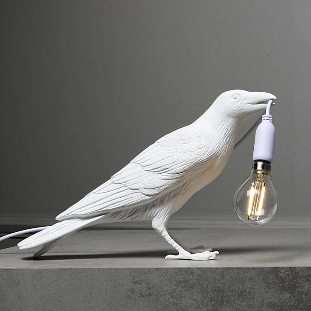 stalo šviestuvas balta varna