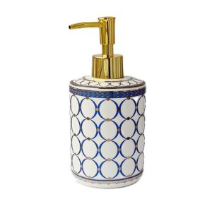 Keraminis dozatorius apvaliais ornamentais